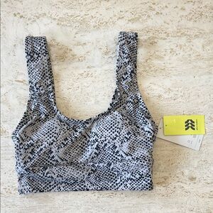 All in Motion snakeskin print women’s swim top x-small